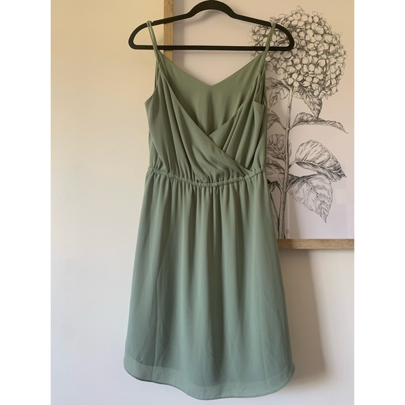 Babaton Casimir Dress in Sage - Picture 2 of 8